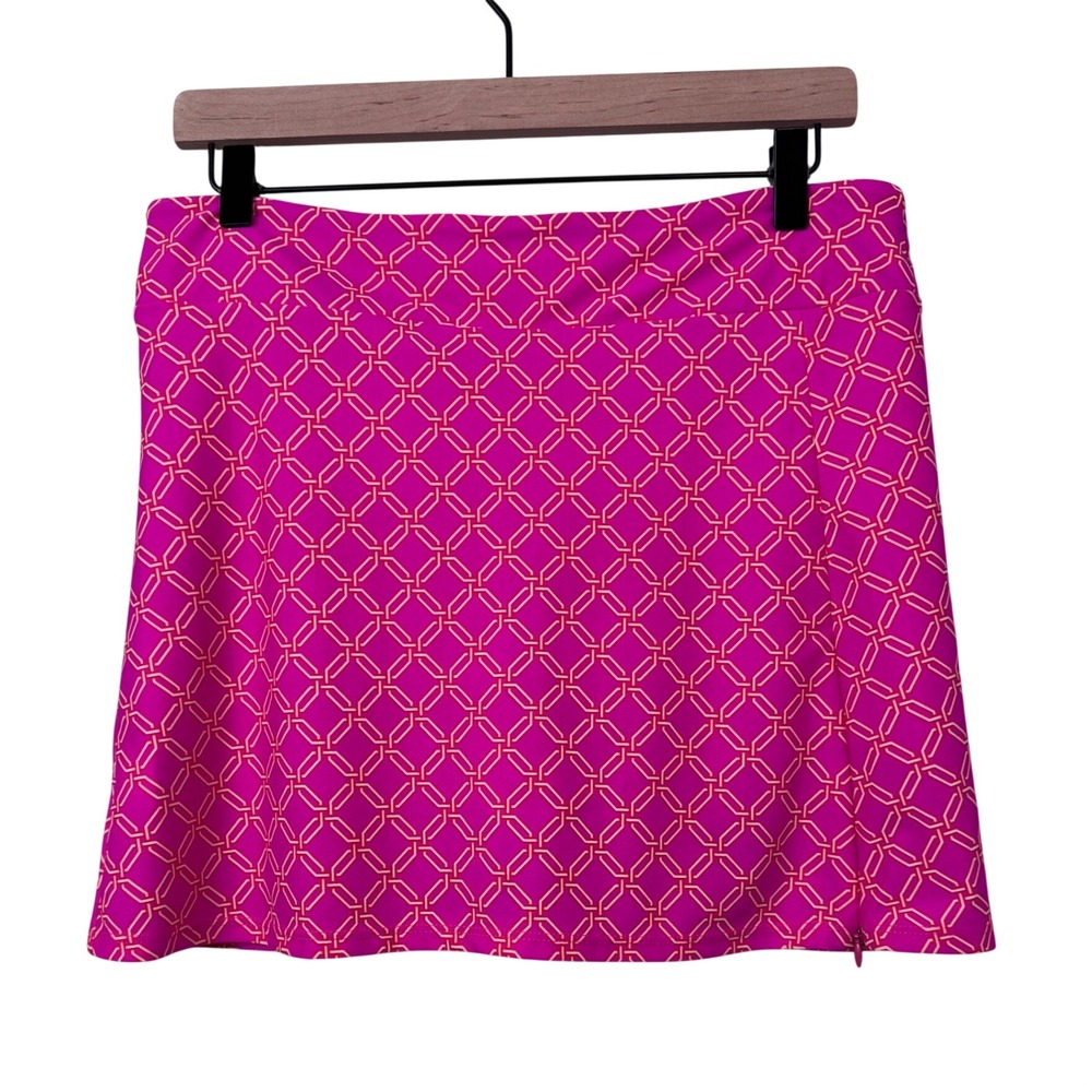 Jude Connally Pink Geometric Print Skort Size S Tennis Golf Activewear
